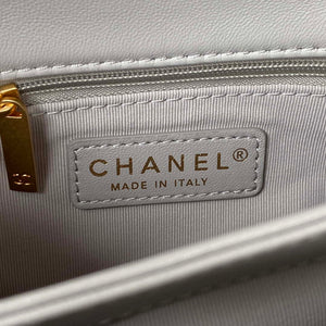 Chanel AS3499 Flap Bag Lambskin Gray - Default Title - View 8
