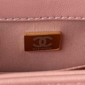 Chanel AS3499 Flap Bag Lambskin Pink - Default Title - View 9