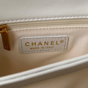 Chanel AS3499 Flap Bag Lambskin White - Default Title - View 8