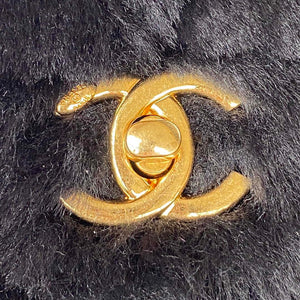 Chanel AS3499 Flap Bag Shearling Black - Default Title - View 3