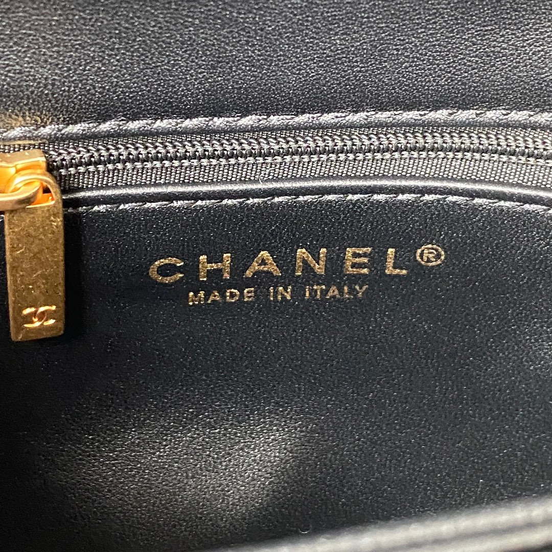 Chanel AS3499 Flap Bag Shearling Black - Default Title - View 7