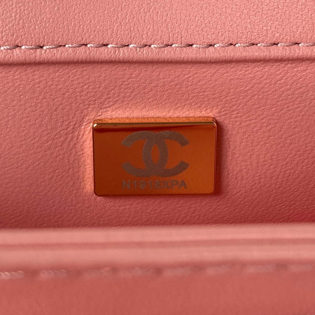 Chanel AS3499 Flap Bag Shearling Pink - Default Title - View 9