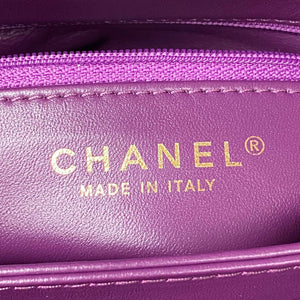 Chanel AS3499 Flap Bag Shearling Purple - Default Title - View 8