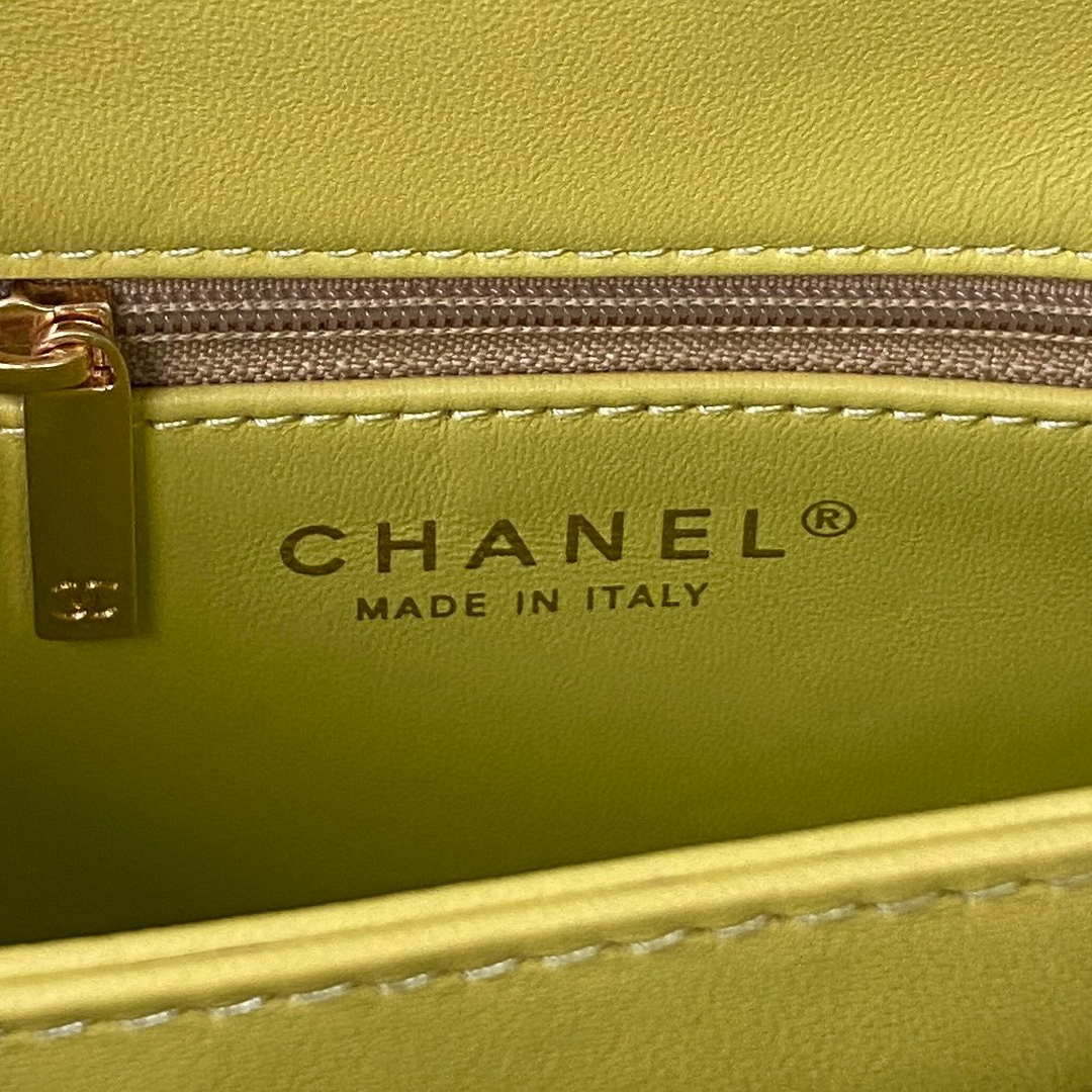 Chanel AS3499 Flap Bag Shearling Yellow - Default Title - View 8