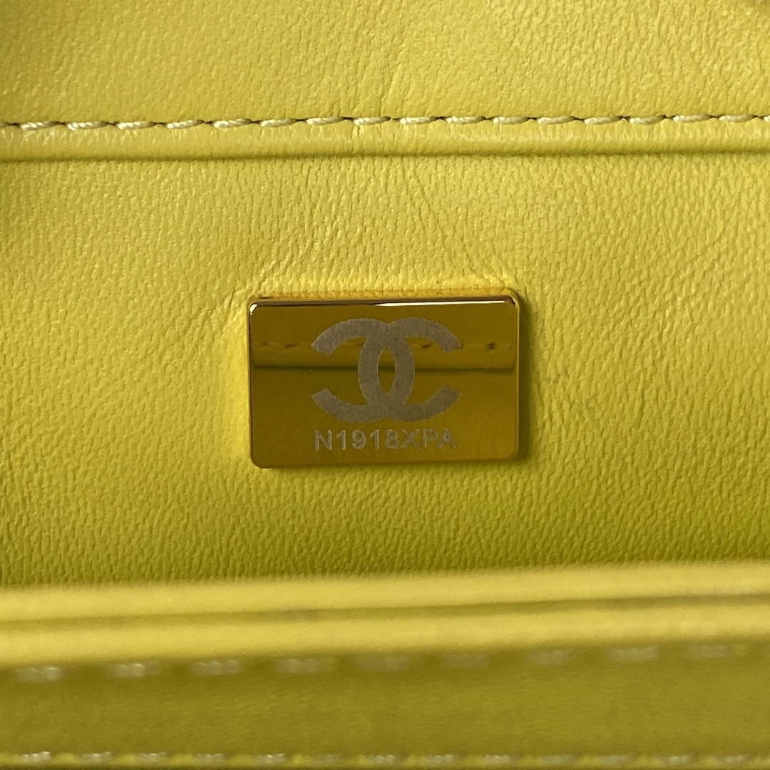 Chanel AS3499 Flap Bag Shearling Yellow - Default Title - View 9