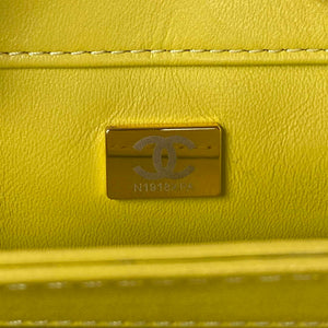 Chanel AS3499 Flap Bag Shearling Yellow - Default Title - View 9