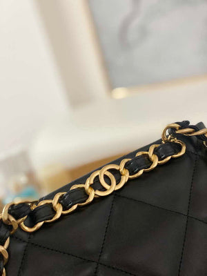 Chanel AS3502 Small TOTE Lambskin Black - Default Title - View 4