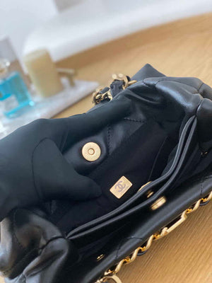 Chanel AS3502 Small TOTE Lambskin Black - Default Title - View 8
