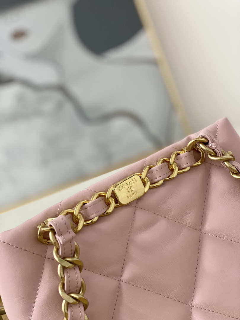 Chanel AS3502 Small TOTE Lambskin Pink - Default Title - View 3