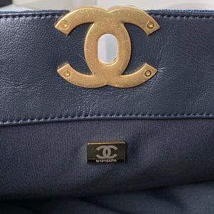 Chanel AS3519 CHANEL 23K Shopping Bag Denim Blue - Default Title - View 8