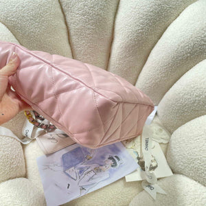 Chanel AS3519 CHANEL19 Shopping Bag Shiny Lambskin Pink - Default Title - View 3