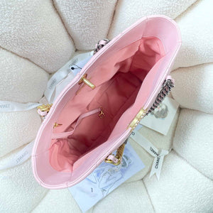 Chanel AS3519 CHANEL19 Shopping Bag Shiny Lambskin Pink - Default Title - View 8