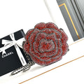 Chanel AS3548 Evening Blingbling Round Camellia Box Wine Red - Default Title - View 1