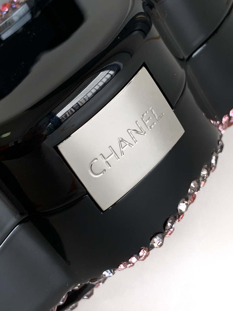 Chanel AS3548 Evening Blingbling Round Camellia Box Wine Red - Default Title - View 5