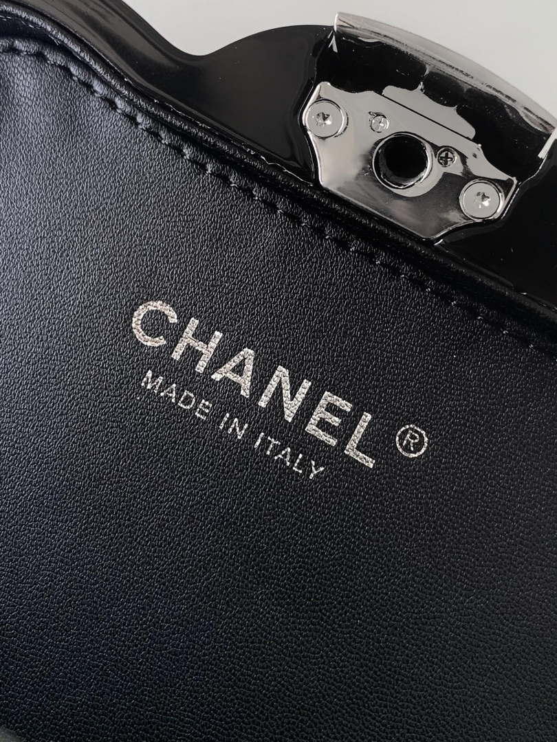 Chanel AS3548 Evening Blingbling Round Camellia Box Wine Red