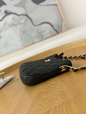 Chanel AS3562 Hobo Handbag Lambskin Black - Default Title - View 5