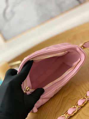 Chanel AS3562 Hobo Handbag Lambskin Pink - Default Title - View 9