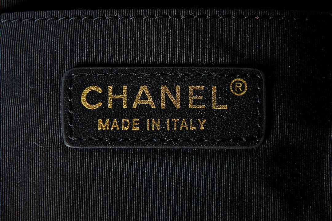 Chanel AS3572 Small Flap Bag Wool Tweed Black