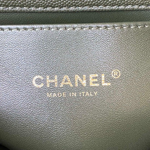Chanel AS3580 Small Flap Bag Lambskin Lambskin & Gold-Tone Metal Green - Default Title - View 8