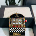 Chanel AS3586 2023SS Walk-on Embroidery Slot Shoulder Bag black - Default Title - View 1
