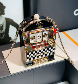 Chanel AS3586 2023SS Walk-on Embroidery Slot Shoulder Bag black - Default Title - View 5