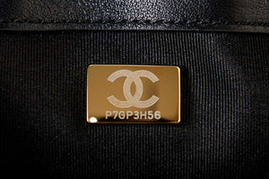 Chanel AS3611 Small Flap Bag Wool Tweed & Gold-Tone Metal Black - Default Title - View 9