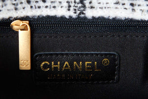 Chanel AS3611 Small Flap Bag Wool Tweed & Gold-Tone Metal White - Default Title - View 9