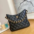 Chanel AS3631 2022 new hippie underarm Hobo bag shoulder bag Black - Default Title - View 1