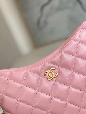 Chanel AS3631 2022 new hippie underarm Hobo bag Lambskin Pink - Default Title - View 2