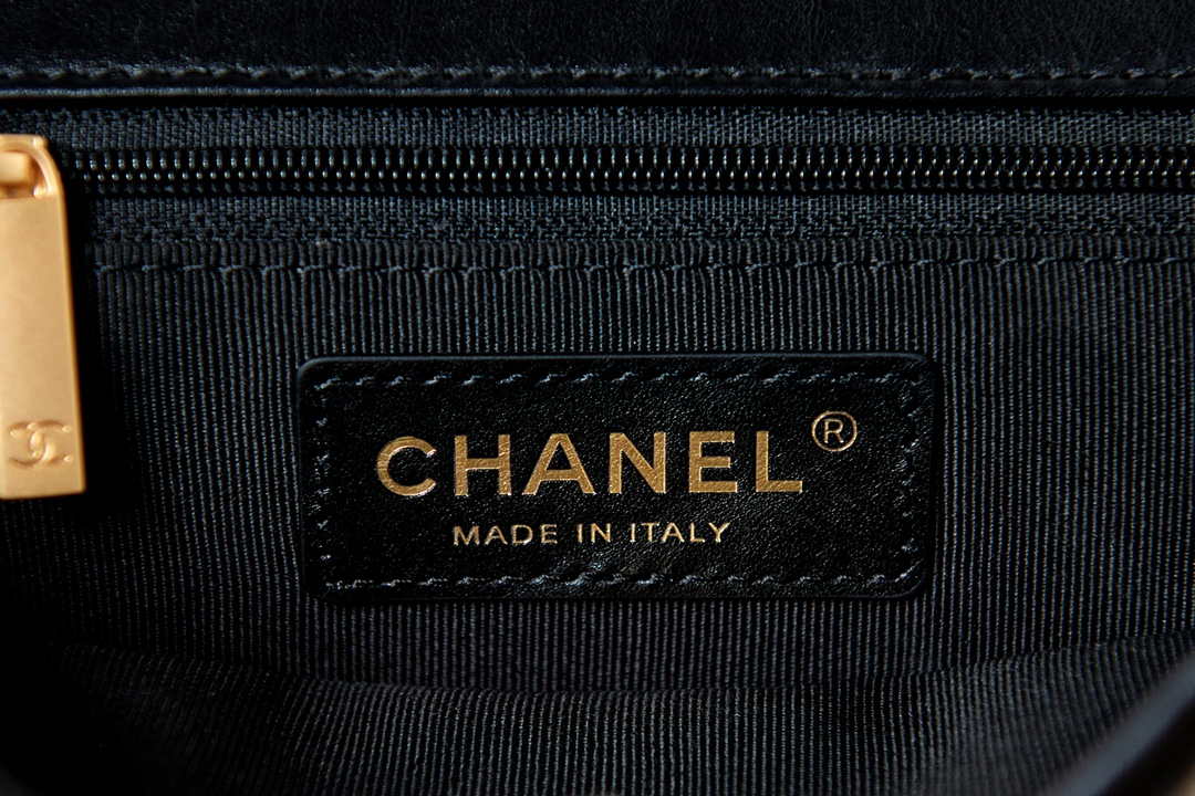 Chanel AS3653 Small Flap Bag with Top Handle Wool Tweed & Gold-Tone Metal Beige - Default Title - View 8