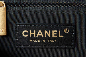 Chanel AS3653 Small Flap Bag with Top Handle Wool Tweed & Gold-Tone Metal Black and White - Default Title - View 8