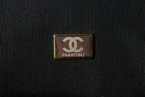 Chanel AS3653 Small Flap Bag with Top Handle Wool Tweed & Gold-Tone Metal Black and White - Default Title - View 9