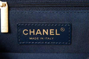 Chanel AS3653 Small Flap Bag with Top Handle Wool Tweed & Gold-Tone Metal Red and Navy Blue - Default Title - View 8
