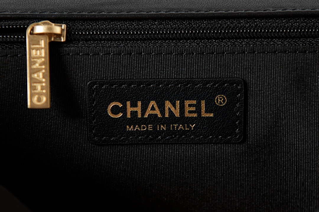Chanel AS3662 LARGE BACKPACK Wool Tweed & Gold-Tone Metal Black - Default Title - View 8