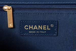 Chanel AS3662 LARGE BACKPACK Wool Tweed & Gold-Tone Metal Wine Red - Default Title - View 9