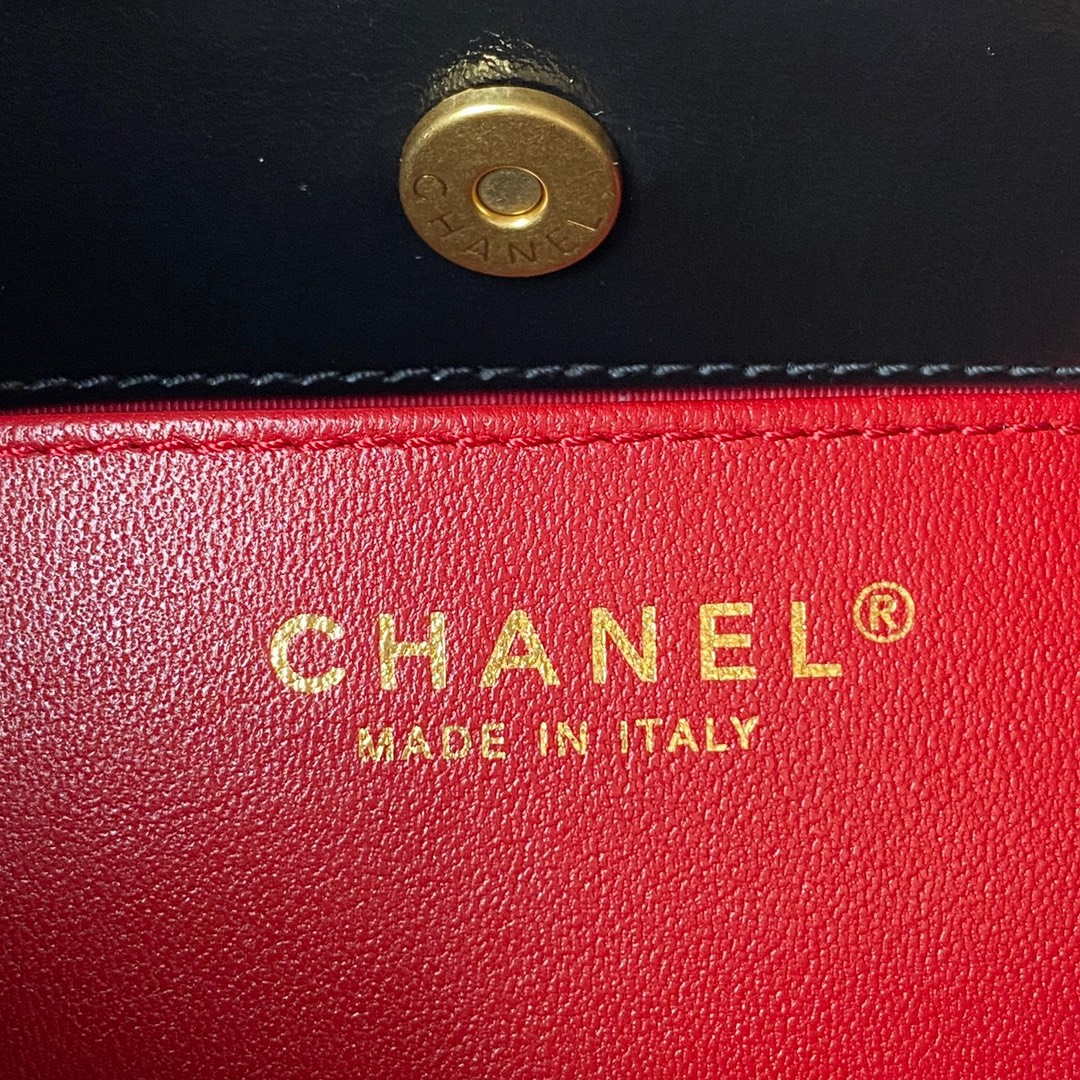 Chanel AS3710 Small Hobo Handbag Velvet & Gold-Tone Metal Black - Default Title - View 8