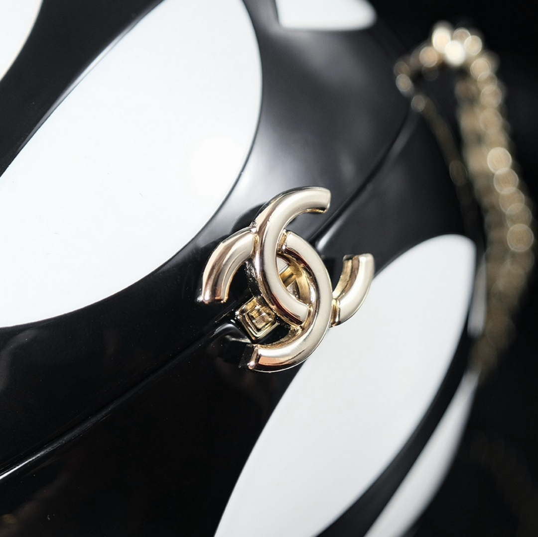 Chanel AS3716 Evening Football Lambskin white