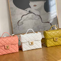 Chanel AS3729 Small Vanity Case Grained Calfskin & Gold-Tone Metal Yellow - Default Title - View 1