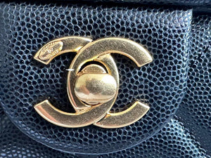 Chanel AS3757 Mini Flap Bag Grained Calfskin & Gold-Tone Metal Black - Default Title - View 3