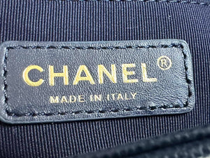 Chanel AS3757 Mini Flap Bag Grained Calfskin & Gold-Tone Metal Navy Blue - Default Title - View 8