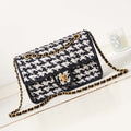Chanel AS3767 Flap Bag Woven Lambskin Black - Default Title - View 1