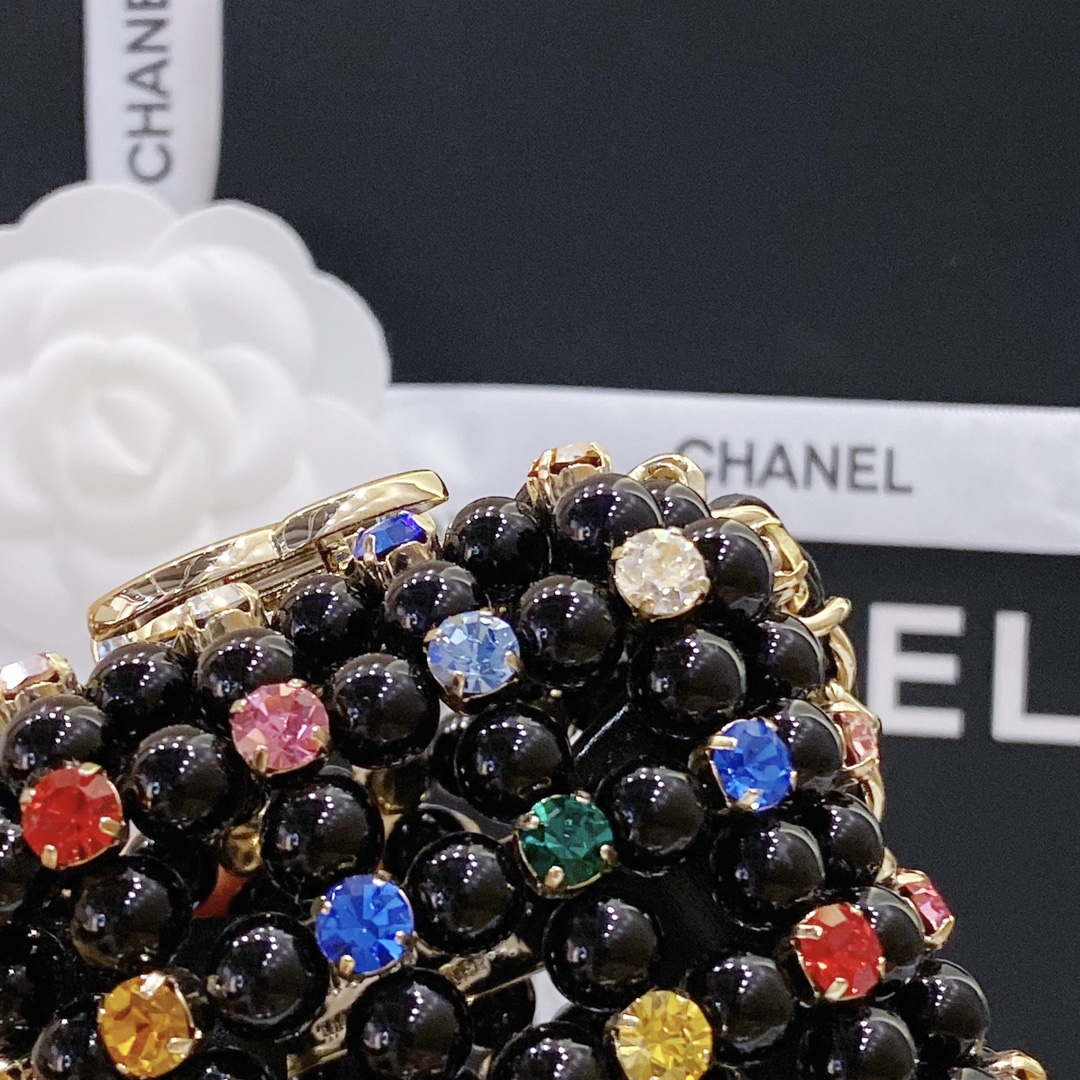 Chanel AS3769 MINI EVENING Bag Imitation Pearls Black & Multicolor - Default Title - View 7