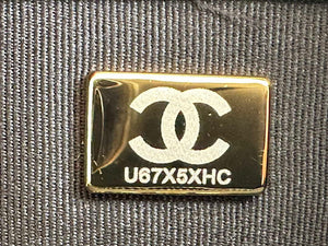 Chanel AS3777 Flap Bag Grained Calfskin & Gold-Tone Metal Black - Default Title - View 9