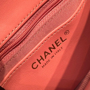 Chanel AS3782 MINI Flap Bag 23P Enamel Gold-Tone Metal 16cm Pink - Default Title - View 8