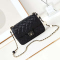 Chanel AS3783 Small Flap Bag 23P Lambskin Gold-Tone Metal 18.5 cm Black - Default Title - View 1