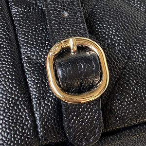 Chanel AS3787 Small Backpack Grained Shiny Calfskin & Gold-Tone Metal Black - Default Title - View 5