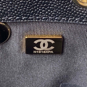 Chanel AS3787 Small Backpack Grained Shiny Calfskin & Gold-Tone Metal Black - Default Title - View 9
