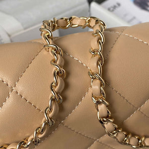 Chanel AS3791 Flap Bag Lambskin Apricot - Default Title - View 4