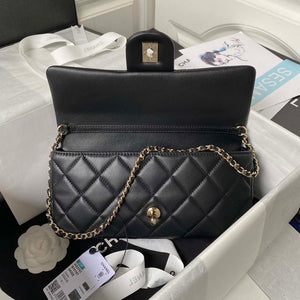 Chanel AS3791 Flap Bag Lambskin Black - Default Title - View 9
