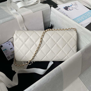 Chanel AS3791 Flap Bag Lambskin White - Default Title - View 2